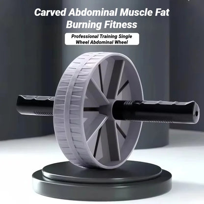 Abdominal Wheel Strong Load Bearing Non-slip Roller Strengthen Muscle Exercise Equipment Fitness Training Home Use Silent